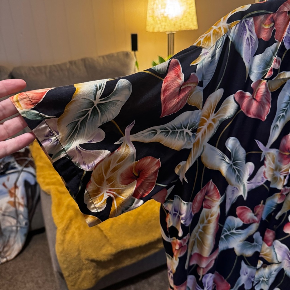 Floral Hawaiian Shirt Pineapple Juice - Picture 2 of 7